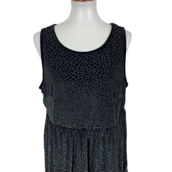 Torrid Tank Top 1X Black Sleeveless Plus Size Casual Everyday Basic - Picture 2 of 6